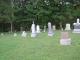Location of Gritton, Wm, Martha, Samuel, Ann and John headstones along the fence line.