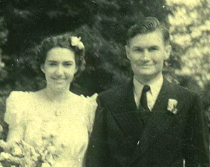 Ruth and Al Hiltner wedding